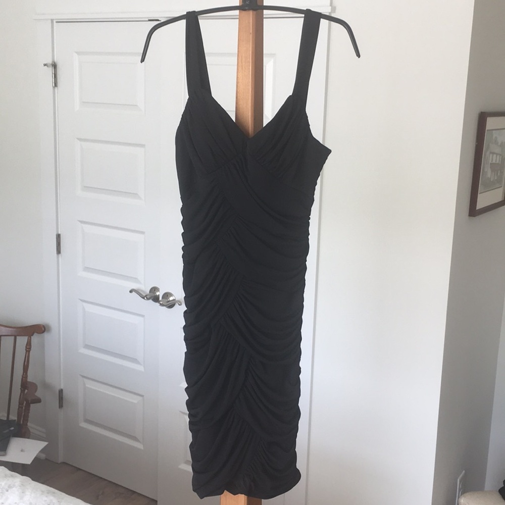 Black pencil dress